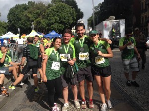 A partir da esquerda: Isabella, Matheus, Gustavo e Marília.